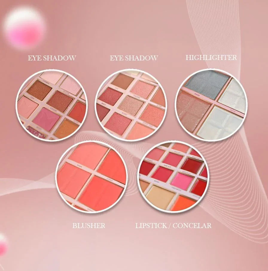 Mocallure All In One 5 Pages Book Makeup Palette