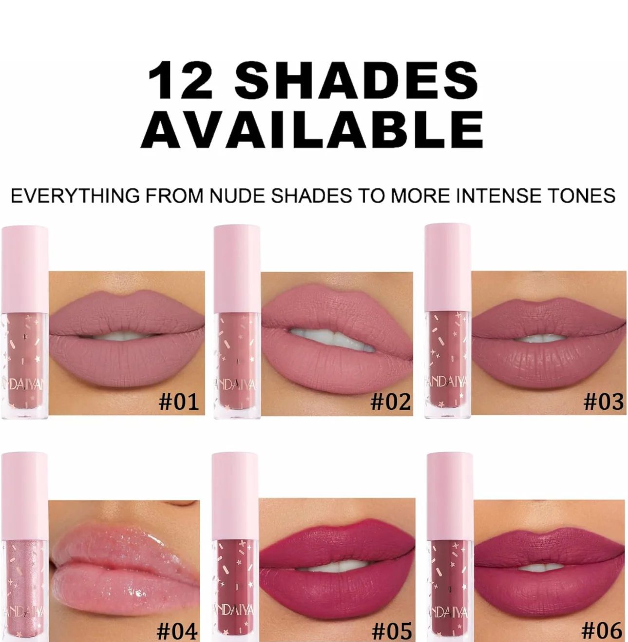 Handiyan Pack Of 12 Lip Gloss Pack - New Version