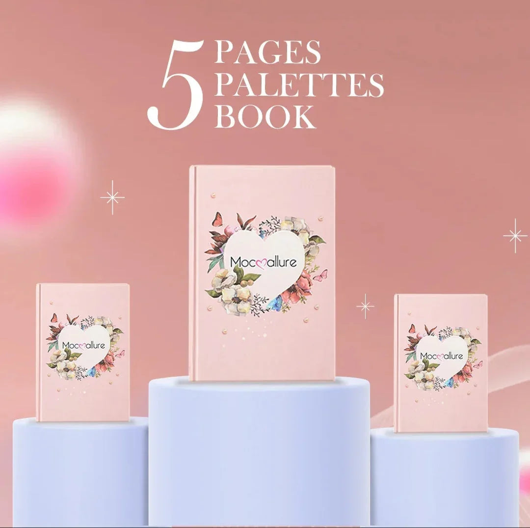 HUDAMOJI 5 PAGES ALL IN ONE MAKE-UP BOOK PALETTE
